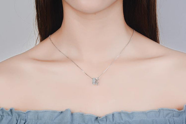 Crown Charm Necklace for Women - Jenicy