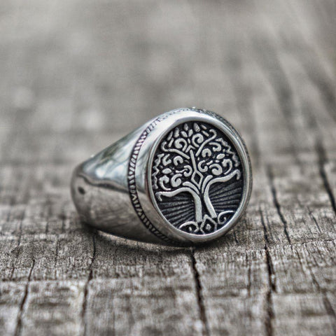 Tree of Life Signet Ring - Jenicy