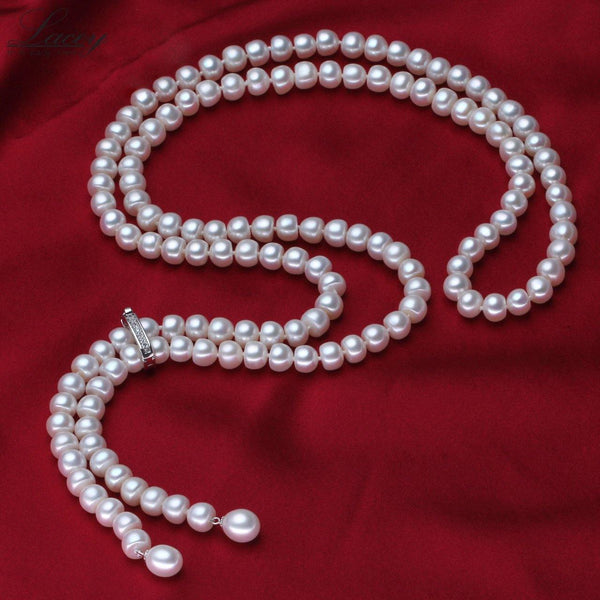 Freshwater Pearls long Necklace - Jenicy