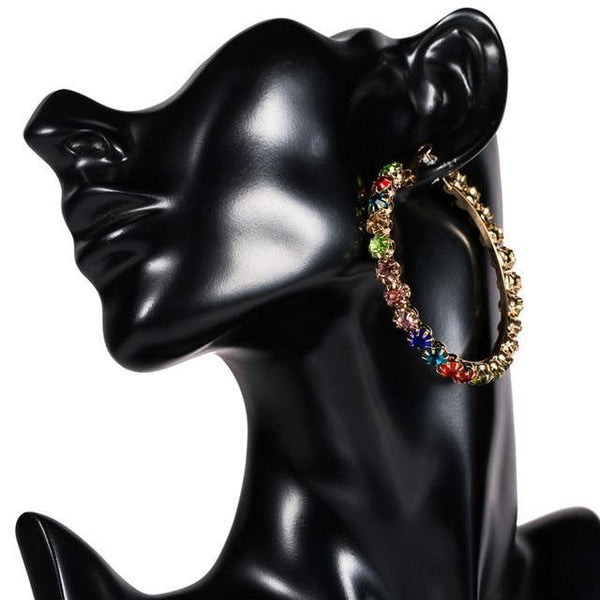 Multi Colors Hoop Earrings for Women - Jenicy