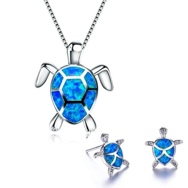 Cute Sea Turtle Jewelry Set - Jenicy