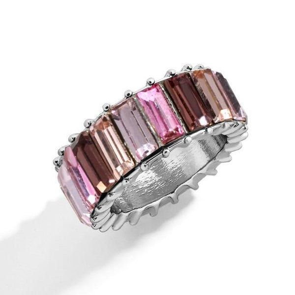 Color Crystal Band Ring - Jenicy