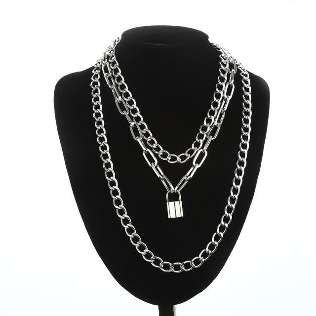 Pendant Steel Chain Necklace - Jenicy
