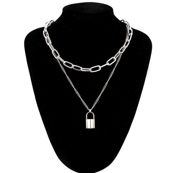 Pendant Steel Chain Necklace - Jenicy