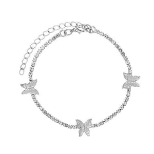 Bling Rhinestone Chain Anklet - Jenicy