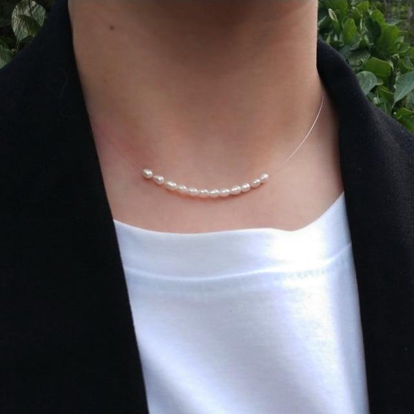 Freshwater Pearls Choker Necklace - Jenicy