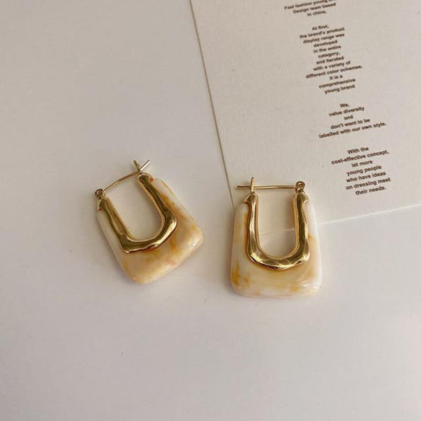 Acrylic Hoop Earrings - Jenicy