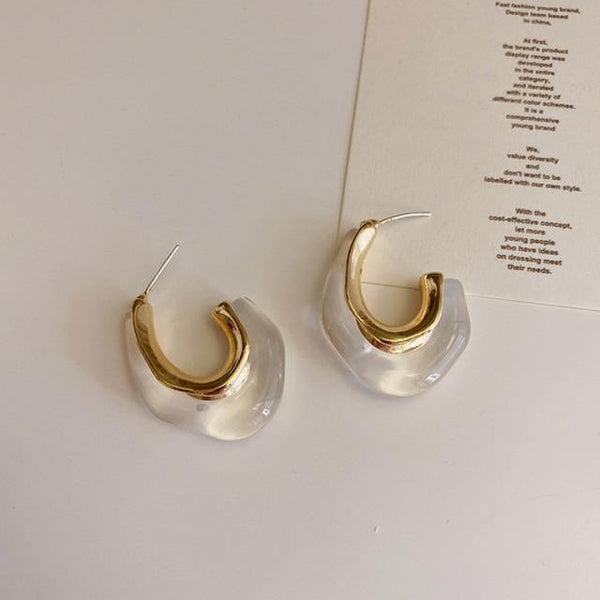 Acrylic Hoop Earrings - Jenicy