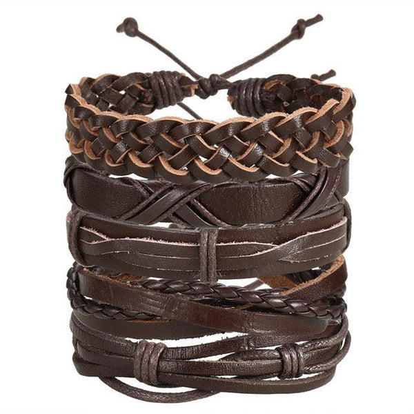 Charm Braided Bracelet Set - Jenicy