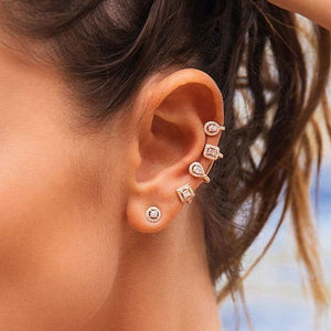 Cubic Zirconia Ear Cuffs for Women - Jenicy