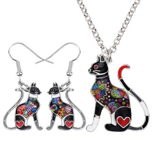 Kitten Cat Jewelry Set - Jenicy