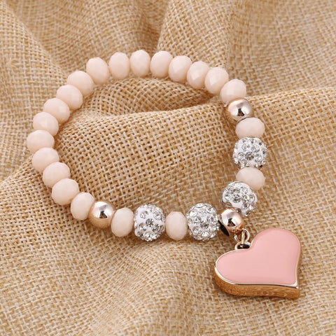 Romantic Charm Beaded Bracelet - Jenicy