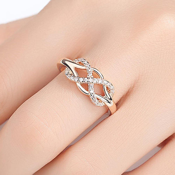 Crystal Infinite Ring For Women - Jenicy