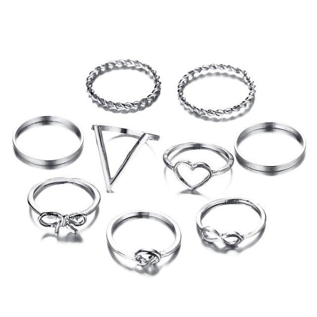 Vintage Rings Set For Women - Jenicy