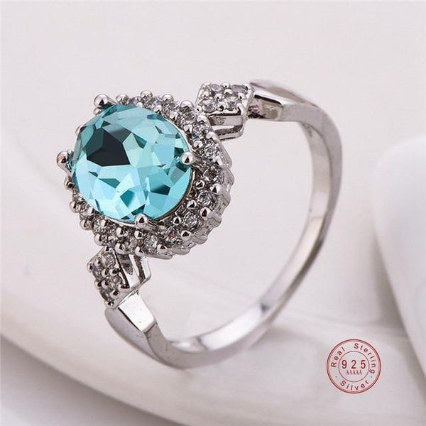 Crystal Halo Ring for Women - Jenicy